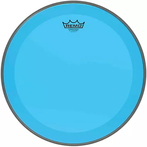 Remo Powerstroke P3 Colortone Blue Bass Drum Head 16 in.