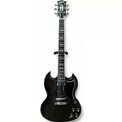 Used 2006 Gibson SG Supreme Trans Black Solid Body Electric Guitar Trans Black