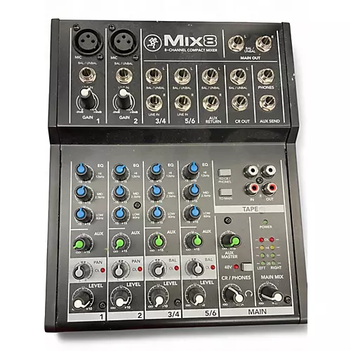 Used Mackie MIX8 Unpowered Mixer