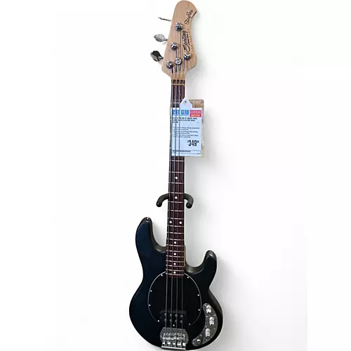 Used Sterling by Music Man Sub 4 Black Electric Bass Guitar Black