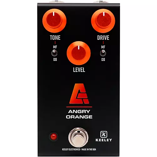 Keeley Angry Orange Distortion & Fuzz Effects Pedal Black/Orange