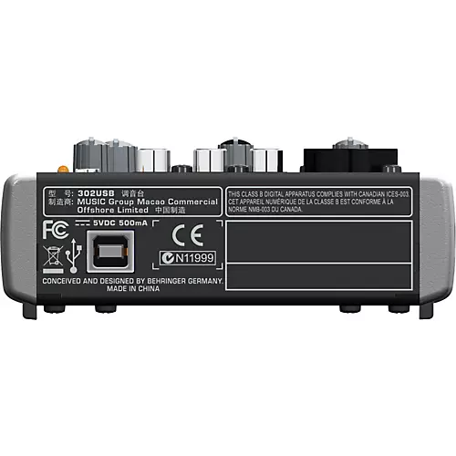 Behringer XENYX 302USB USB Mixer