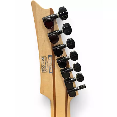Used Ibanez RG7321 7 String Black Solid Body Electric Guitar Black