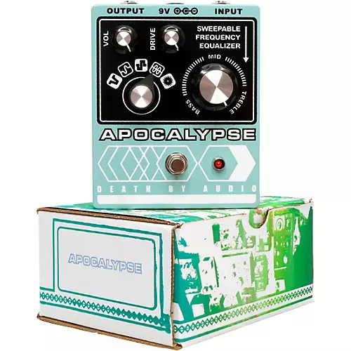 Death By Audio Apocalypse Fuzz Effects Pedal Pale Green
