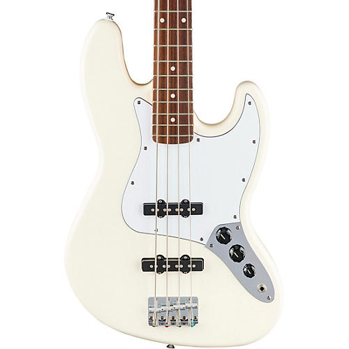 Fender Standard Jazz Bass Guitar Olympic White