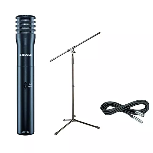 Shure SM137 Condenser Mic with Cable and Stand
