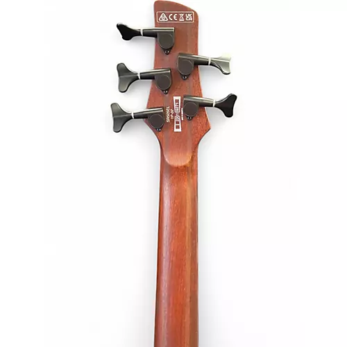 Used Ibanez SR505 5 String Burgundy Electric Bass Guitar Burgundy