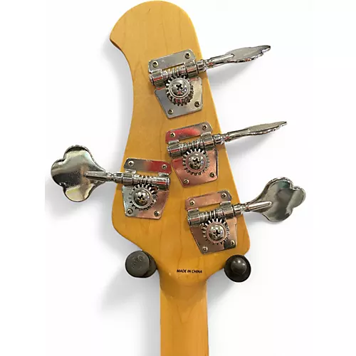 Used Sterling by Music Man Sub 4 Blue Electric Bass Guitar Blue