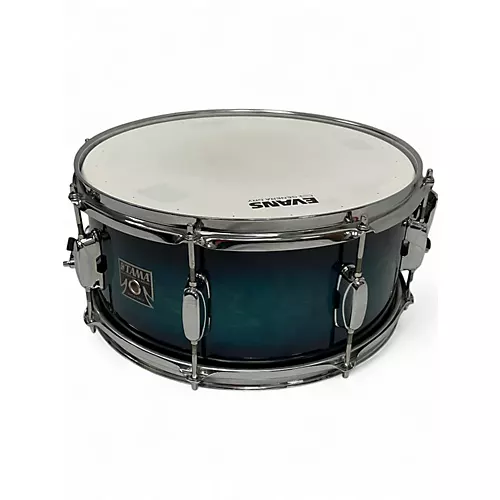 Used TAMA 7.5X14 Superstar Snare Blue Burst Drum Blue Burst 132