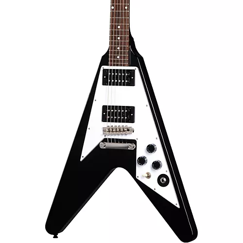 Epiphone Kirk Hammett 1979 Flying V Electric Guitar Ebony