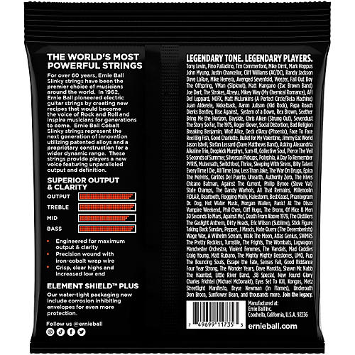 Ernie Ball Cobalt Slinky 6-String Electric Bass Strings 32-130 Gauge
