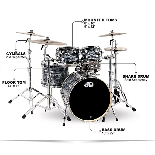 DW Collector's Series 4-Piece FinishPly
