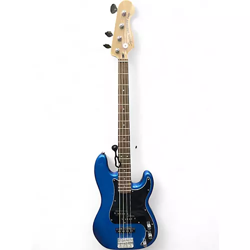 Used Squier Precision Bass Blue Electric Bass Guitar Blue