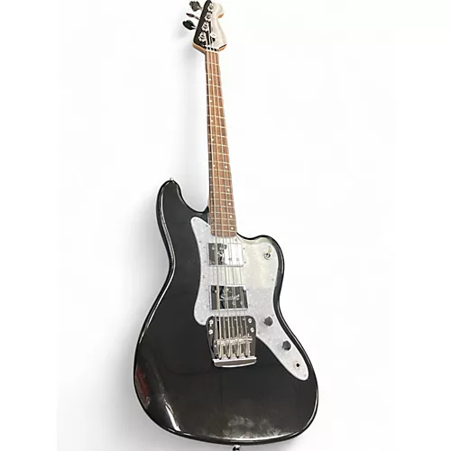 Used Squier Paranormal Rascal Bass Black Electric Bass Guitar Black