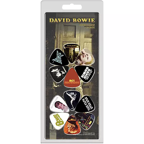 Perri's David Bowie Guitar Pick Pack 12 Pack