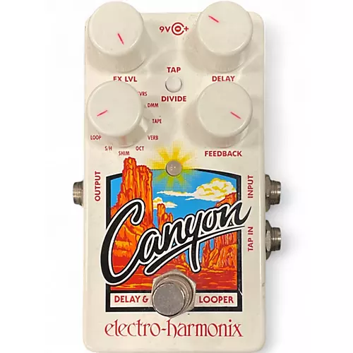 Used Electro-Harmonix Canyon Delay and Looper Effect Pedal