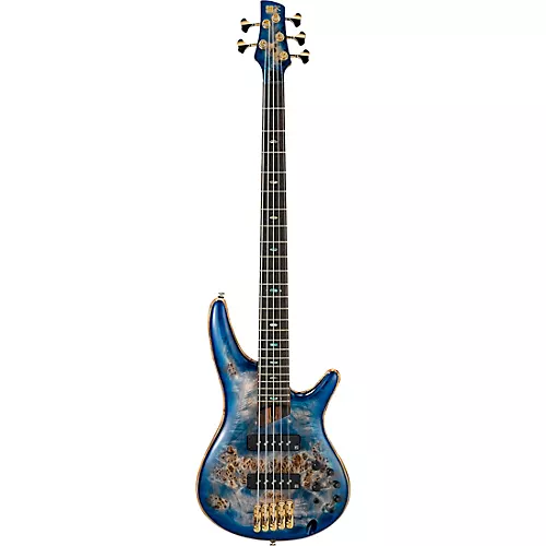 Ibanez SR2605 Premium 5-String Bass Cerulean Blue Burst