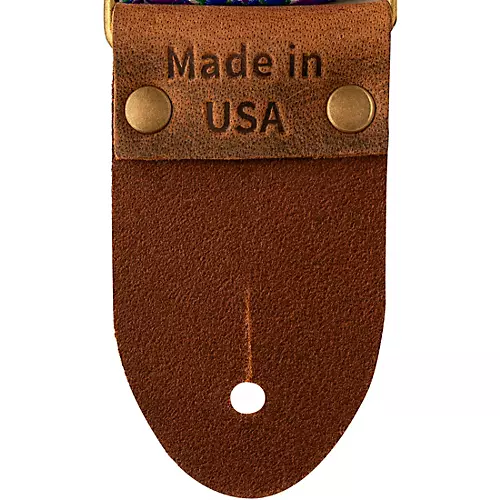 PRS Deluxe Retro Jacquard Guitar Strap Teal 2 in.