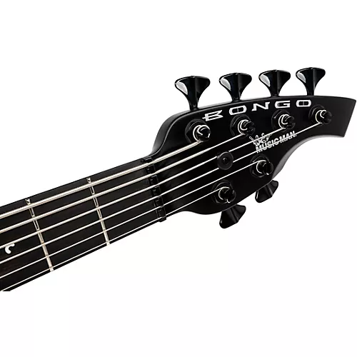 Ernie Ball Music Man Bongo 6 HH 6-String Bass Guitar Stealth Black