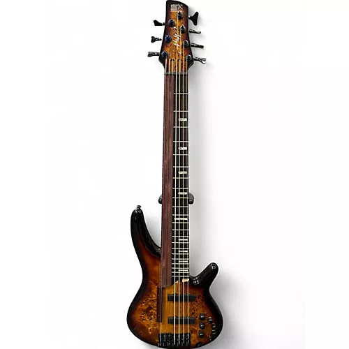Used Ibanez SRAS7 Natural Electric Bass Guitar Natural