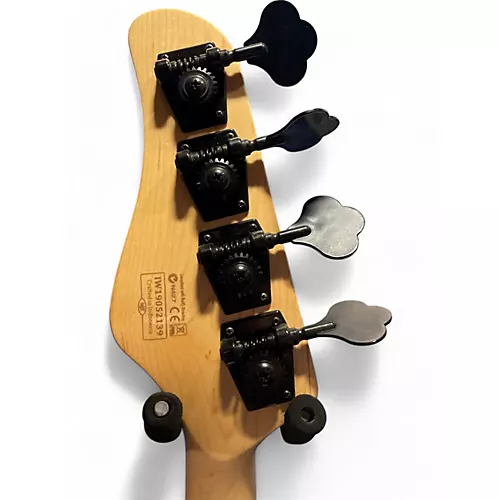 Used Schecter Guitar Research J4 Emerald Green Electric Bass Guitar Emerald Green