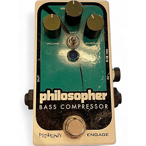 Used Pigtronix Philosopher Bass Compressor Bass Effect Pedal