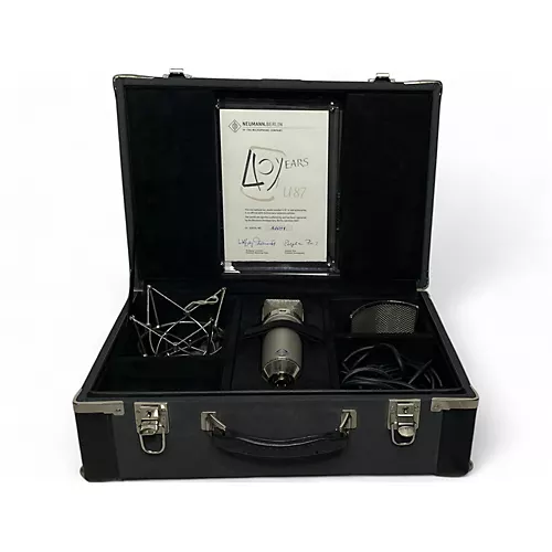 Used Neumann U87 40TH Anniversary Edition Condenser Microphone