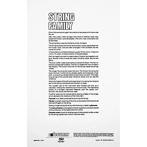 Alfred Meet the Instruments 25 Poster Set