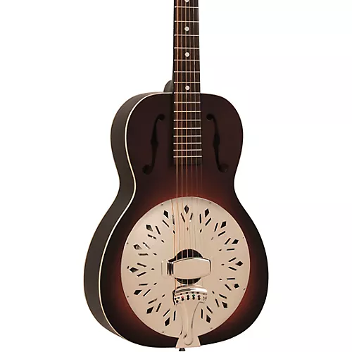 Recording King RPH-R1 Dirty 30s Single 0 Resonator Guitar Brown Burst