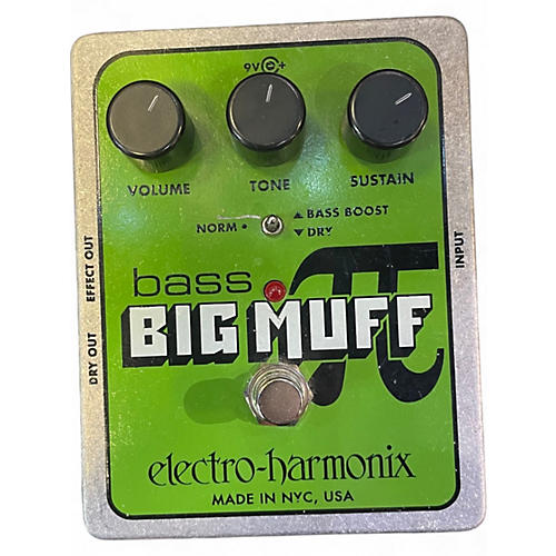 Used Electro-Harmonix Big Muff Bass Distortion Bass Effect Pedal