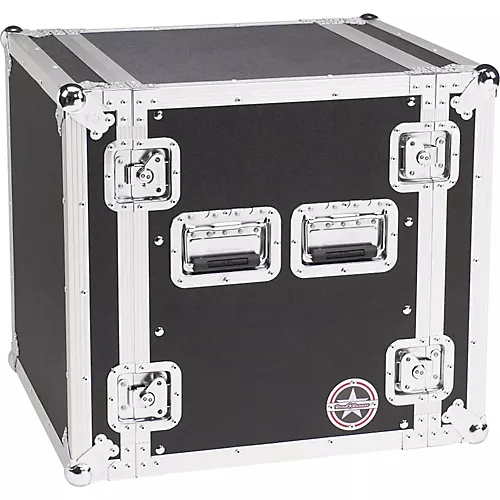 Road Runner Deluxe 12U Amplifier Rack Case Black