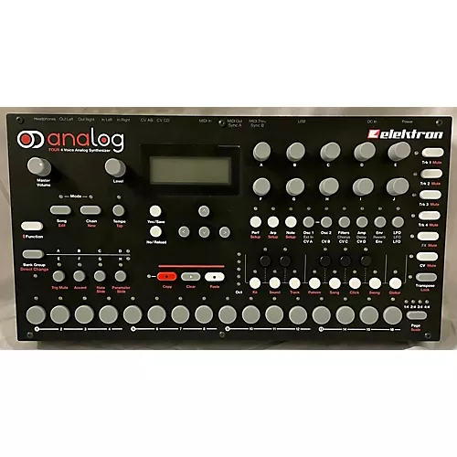 Used Elektron Analog Four Tabletop Synthesizer Synthesizer
