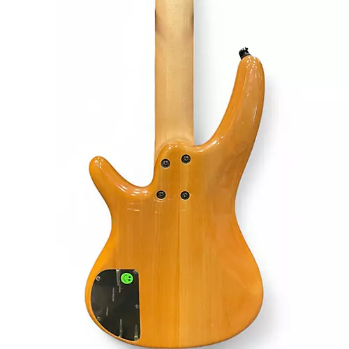 Used Ibanez SR405 5 String Natural Electric Bass Guitar Natural