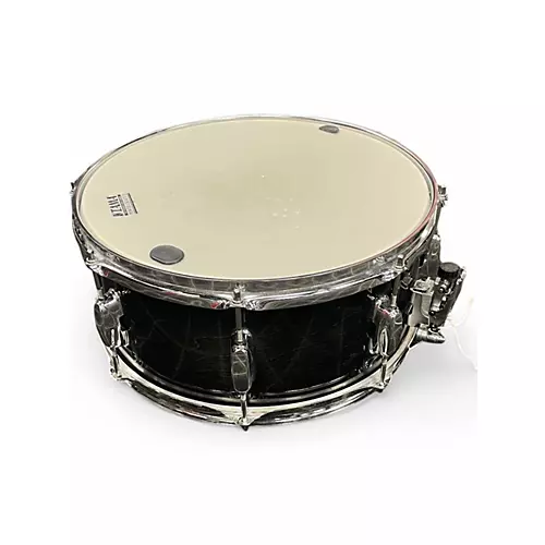 Used TAMA 6.5X14 Superstar Snare Black Drum Black 15