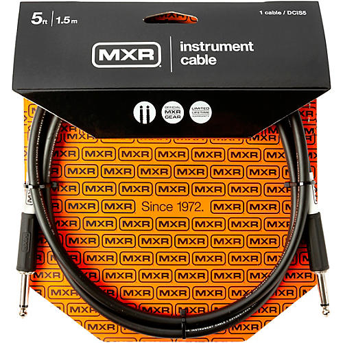 MXR Instrument Cable 5 ft. Black
