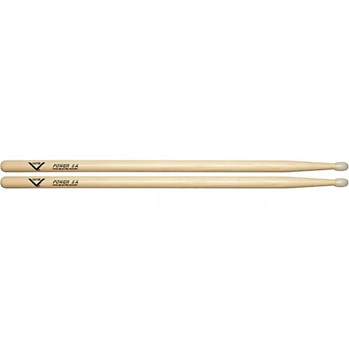 Vater American Hickory Power 5A Drum Sticks Wood