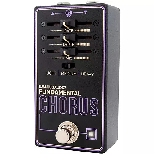 Walrus Audio Fundamental Series Chorus Effects Pedal Black