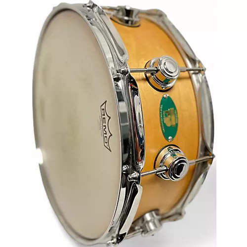Used DW 14X4.5 Craviotto Signature Maple Wood Snare Drum Natural Natural 209