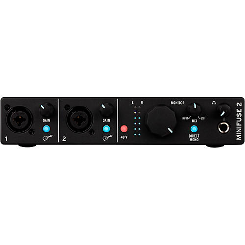 Arturia MiniFuse 2 USB Audio Interface, Black