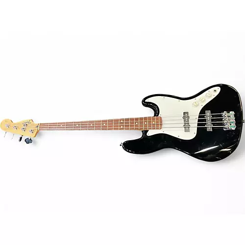 Used Fender Standard Jazz Bass Black Electric Bass Guitar Black