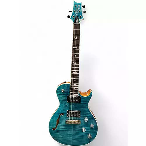 Used PRS Zach Myers Signature SE Blue Solid Body Electric Guitar Blue