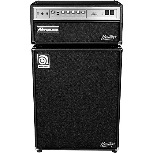 Ampeg Heritage SVT-CL 300W Tube Bass Amp Head with 4x10 500W Bass Speaker Cab