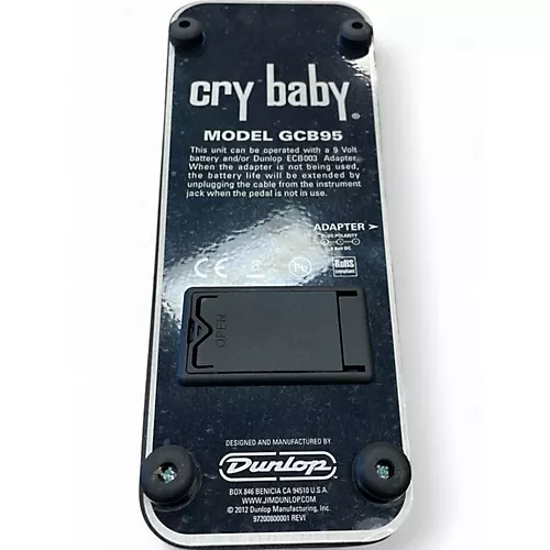 Used Dunlop GCB95 Original Crybaby Wah Effect Pedal