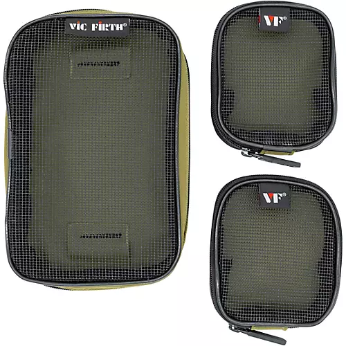 Vic Firth 3-Piece Accessory Pouch Kit Sage Green