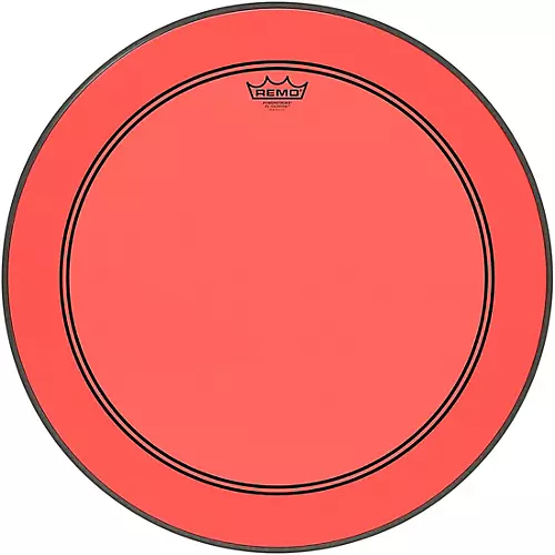 Remo Powerstroke P3 Colortone Red Bass Drum Head 22 in.