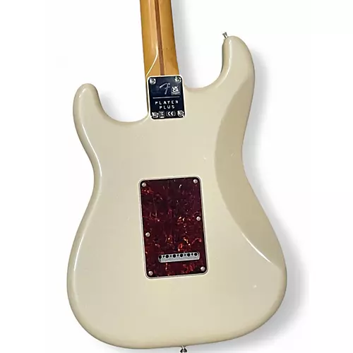 Used Fender Player Plus Stratocaster Olympic White Solid Body Electric Guitar Olympic White