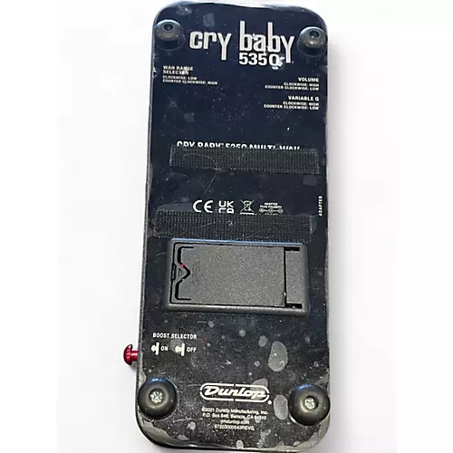 Used Dunlop 535Q Cry Baby Multi-Wah Effect Pedal