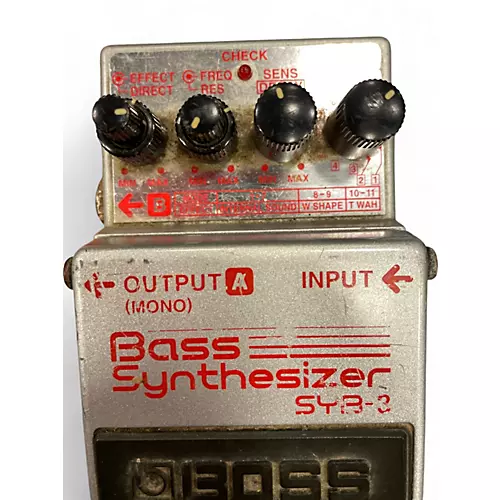 Used BOSS SYB3 Bass Synth Bass Effect Pedal