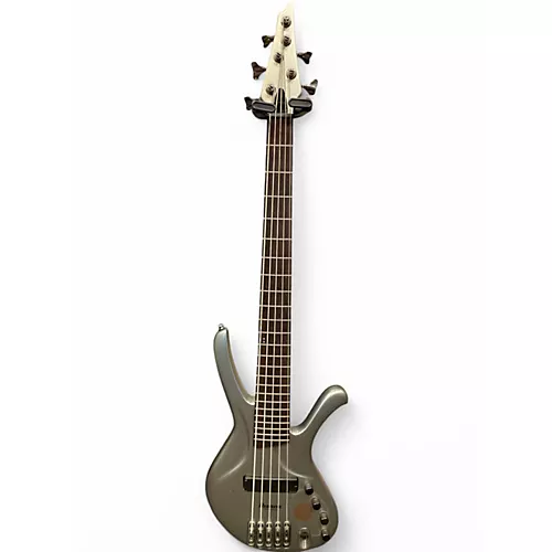 Used Ibanez EDA905 Silver Sparkle Electric Bass Guitar Silver Sparkle