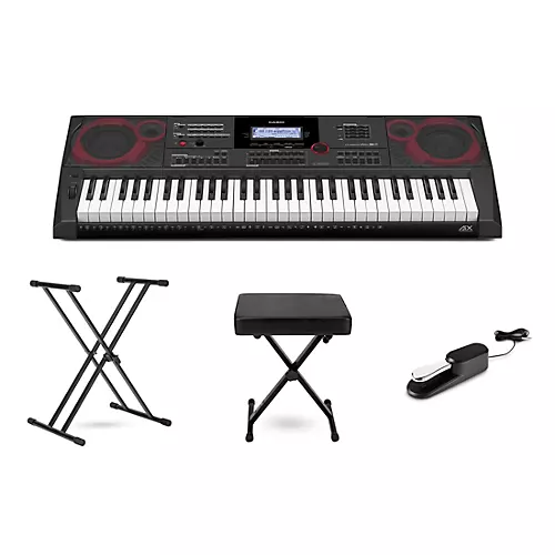 Casio CT-X5000 61-Key Portable Keyboard Essentilas Bundle